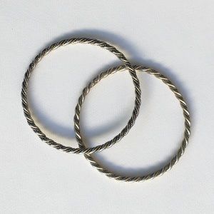Vintage | Native American Sterling Twist Bangle